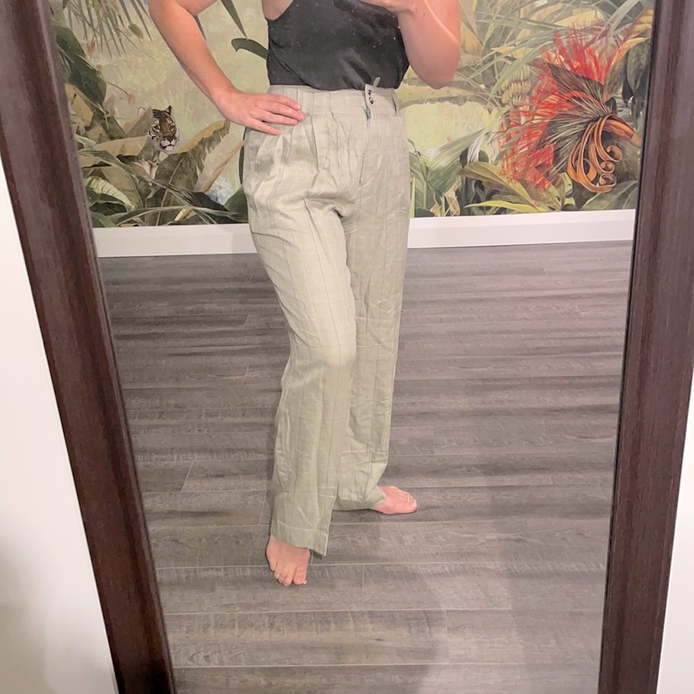 West-Germany Rayon Linen Pants